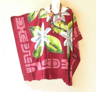 KL115 Floral Hand Painted Batwing Kaftan Tunic Blouse Top